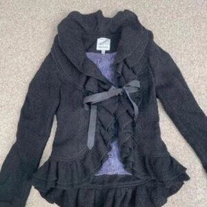 2000s ruffle coat size:s / 8